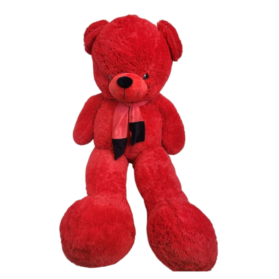 Peluche Ours Géant Rouge 1.35cm - Jouet Doux pour Enfants