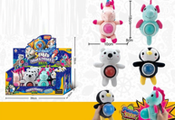 Lot 4 Jouets à Presser Pop-Out Animaux – Jouet Squish Anti-Stress et Sensoriel