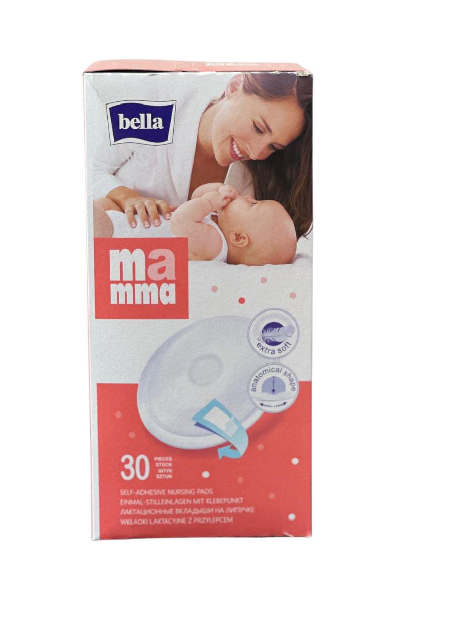 Bella Mamma Comfort Disques d'Allaitement Auto-adhésifs | Ultra Absorbants 30 Pièces | Protection Fuites Lait