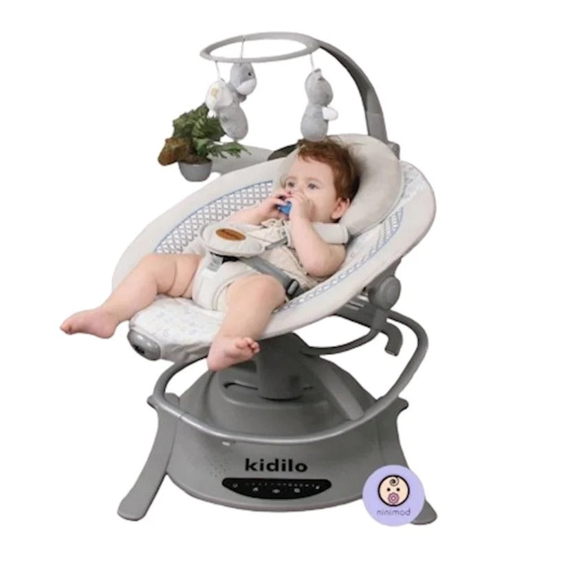 Balancelle Électrique Pivotante et Transat 2en1 à 360°