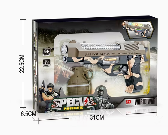 Pistolet Jouet - Effets Sonores Lumineux