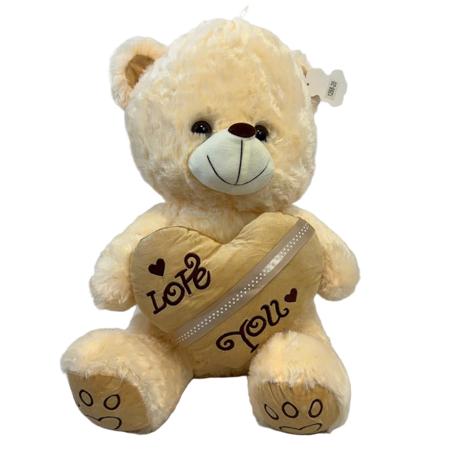 Peluche Ours Beige 54cm "I Love You"