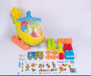 Hélicoptère Rangement Blocs de Construction