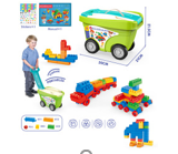 Kit Blocs de Construction Géants avec Chariot à Tirer