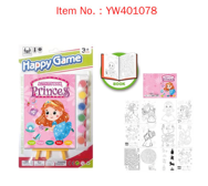 Kit Peinture & Coloriage Princesse pour Enfants