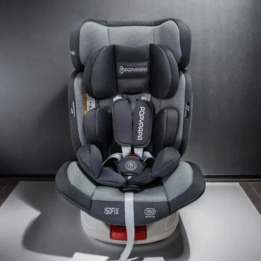 Siège Auto Bébé 360° ISOFIX – Réglable, Confort Premium, Protection Renforcée – Groupe 0+/1/2/3