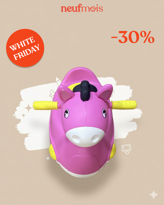 Pot d'Apprentissage avec Roulettes - Thème Cheval