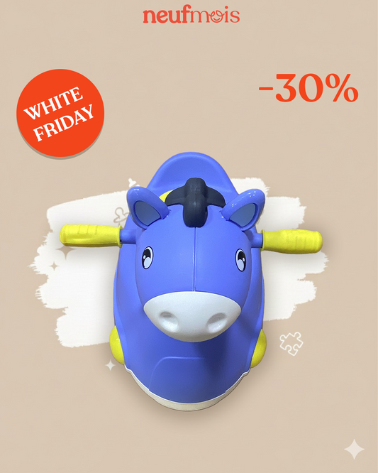 Pot d'Apprentissage avec Roulettes - Thème Girafe