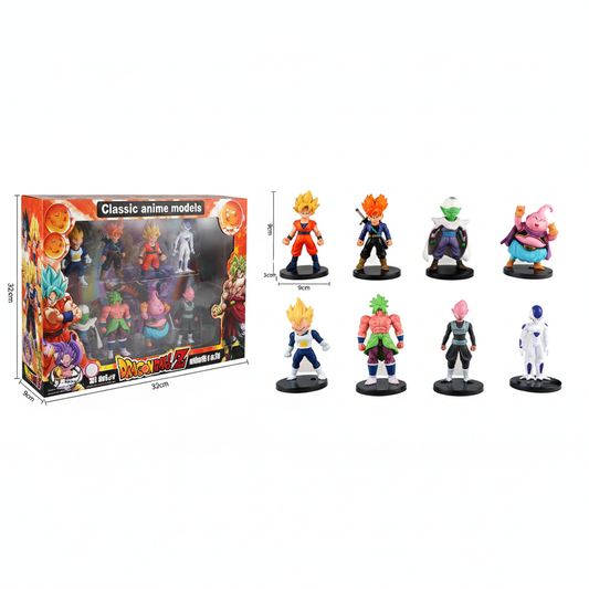 Set 8 Figurines Dragon Ball Z