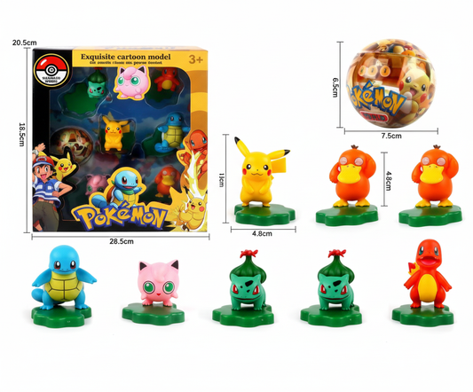 Pikachu Bulbizarre Salamèche Carapuce – Cadeau Collection