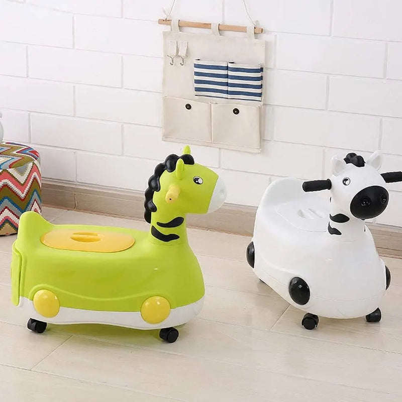 Pot d'Apprentissage avec Roulettes - Thème Cheval