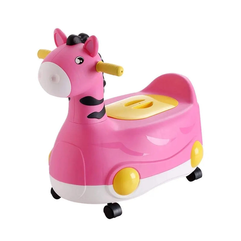 Pot d'Apprentissage avec Roulettes - Thème Cheval