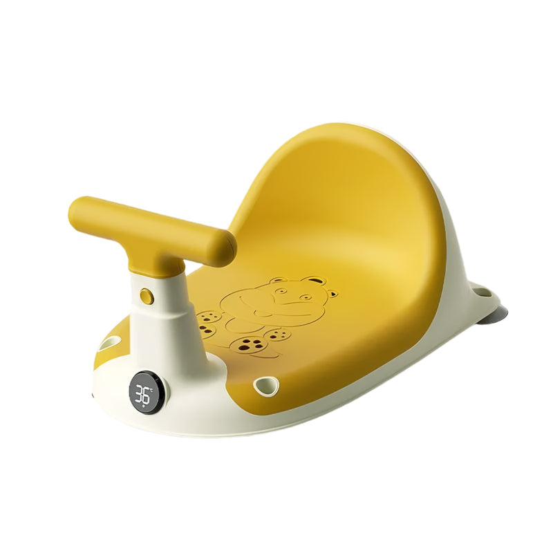 Siège de Bain Bébé avec Dossier & Poignée de Maintien