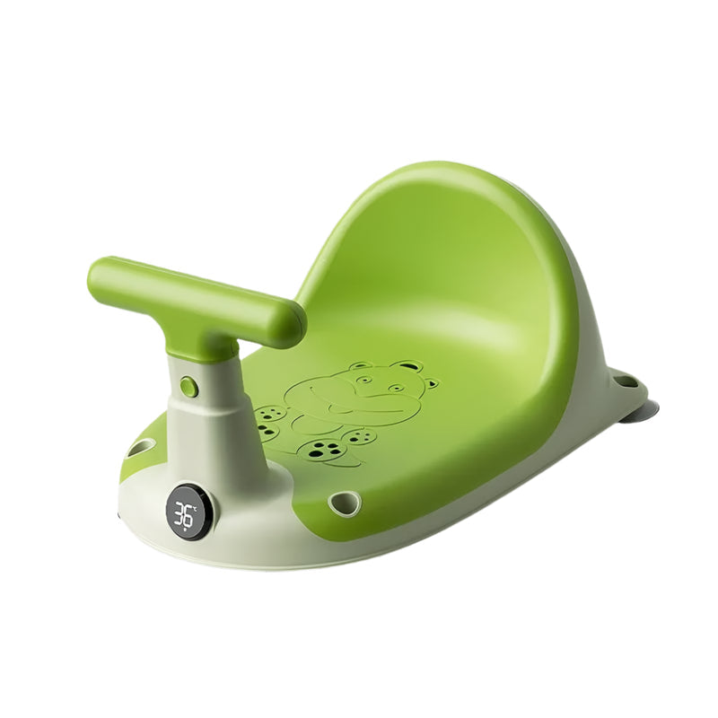 Siège de Bain Bébé avec Dossier & Poignée de Maintien