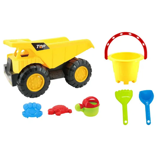 Camion de Construction Summers 6-en-1 avec Accessoires de Plage - 3A+