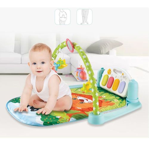 Tapis d’Éveil Musical avec Arche et Piano Lumineux