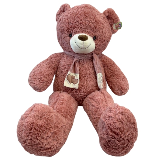 Peluche Ours Géant Rose 125cm
