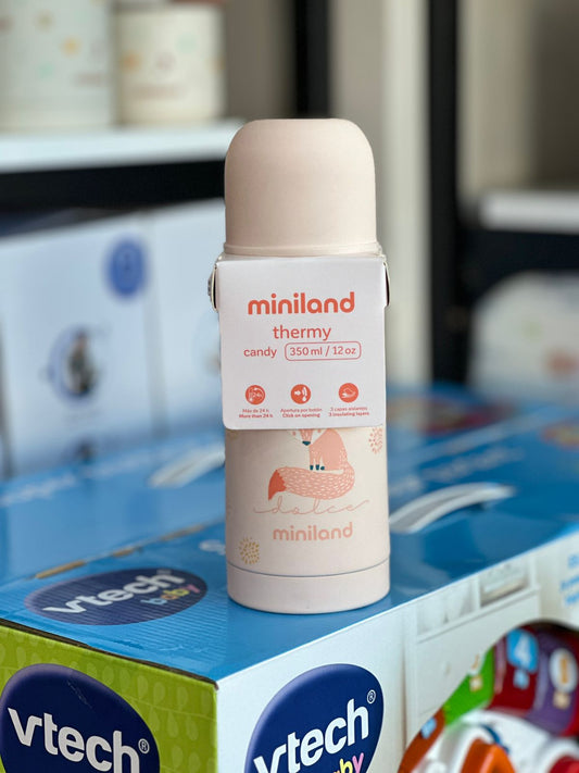 miniland Thermos Biberon 'Thermy Candy' | 350 ml | Bouteille Isotherme 24h Maintien Température