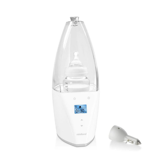 Stérilisateur et Chauffe-Biberon 3-en-1 Miniland Digital - Maison et Voiture