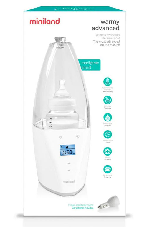 Stérilisateur et Chauffe-Biberon 3-en-1 Miniland Digital - Maison et Voiture