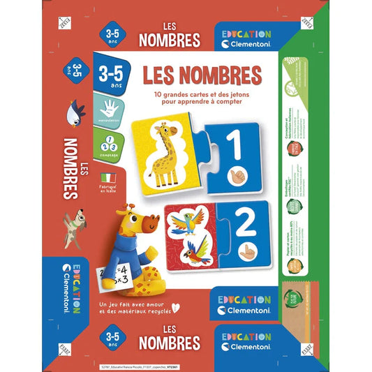 Clementoni Education - Jeu Puzzle d'Association Les Nombres 3-5 ans