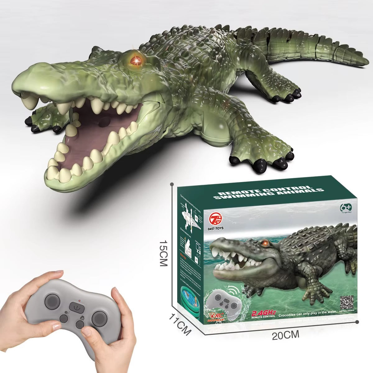 Crocodile Robot Télécommandé Aquatique