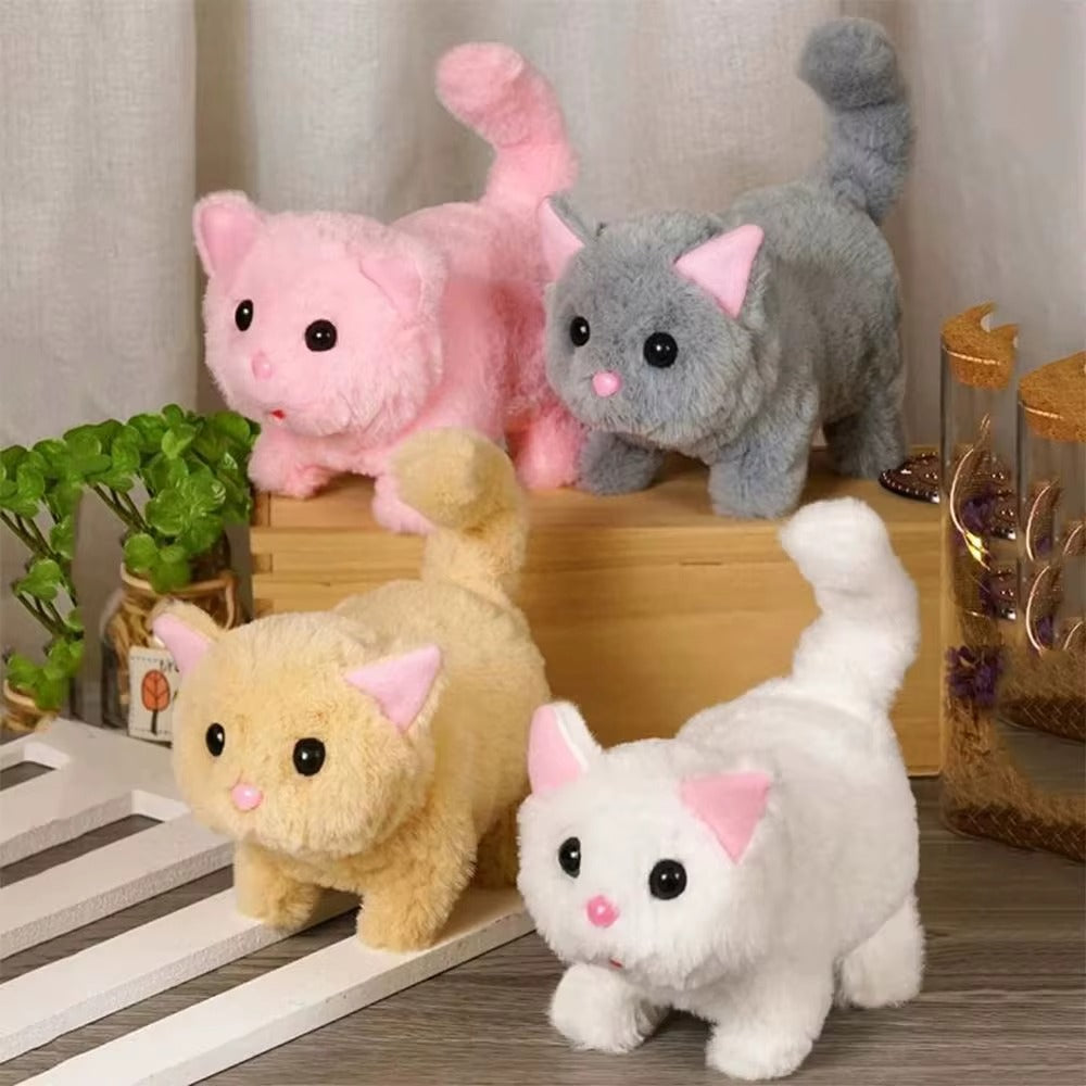 Peluche Chat Électronique avec Sons