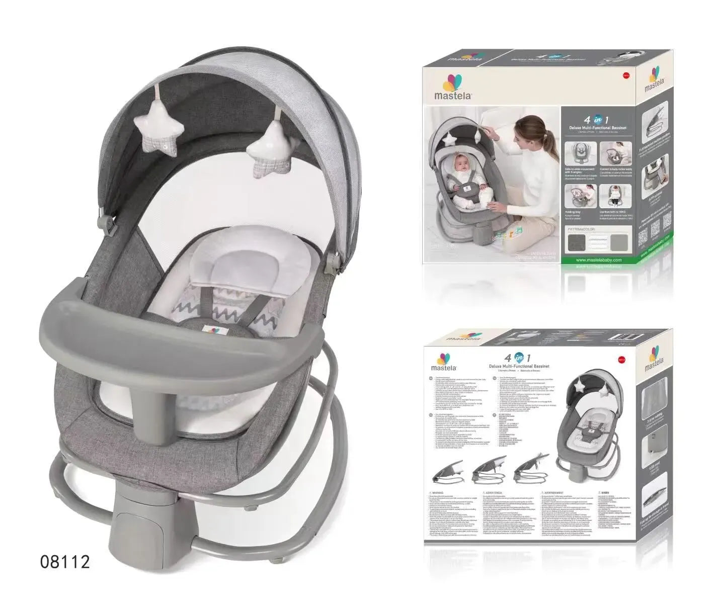 Chaise Relax Mastela pour Bébé - Transat Confort