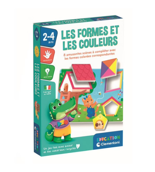 Jeu d'Association Les Formes et les Couleurs 2-4 ans